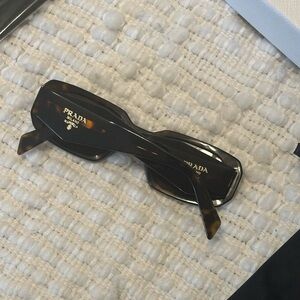 New Prada brown sunglasses rectangular